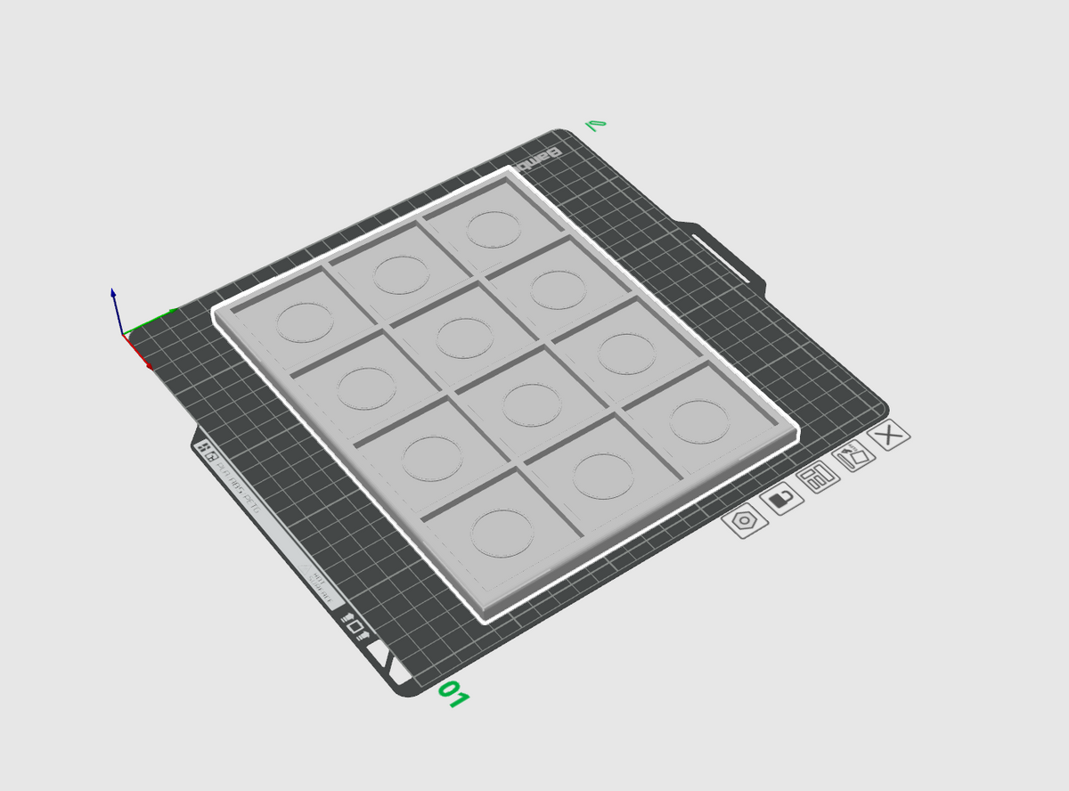 50x50 mm 3D Print File for Photo Magnet Frame