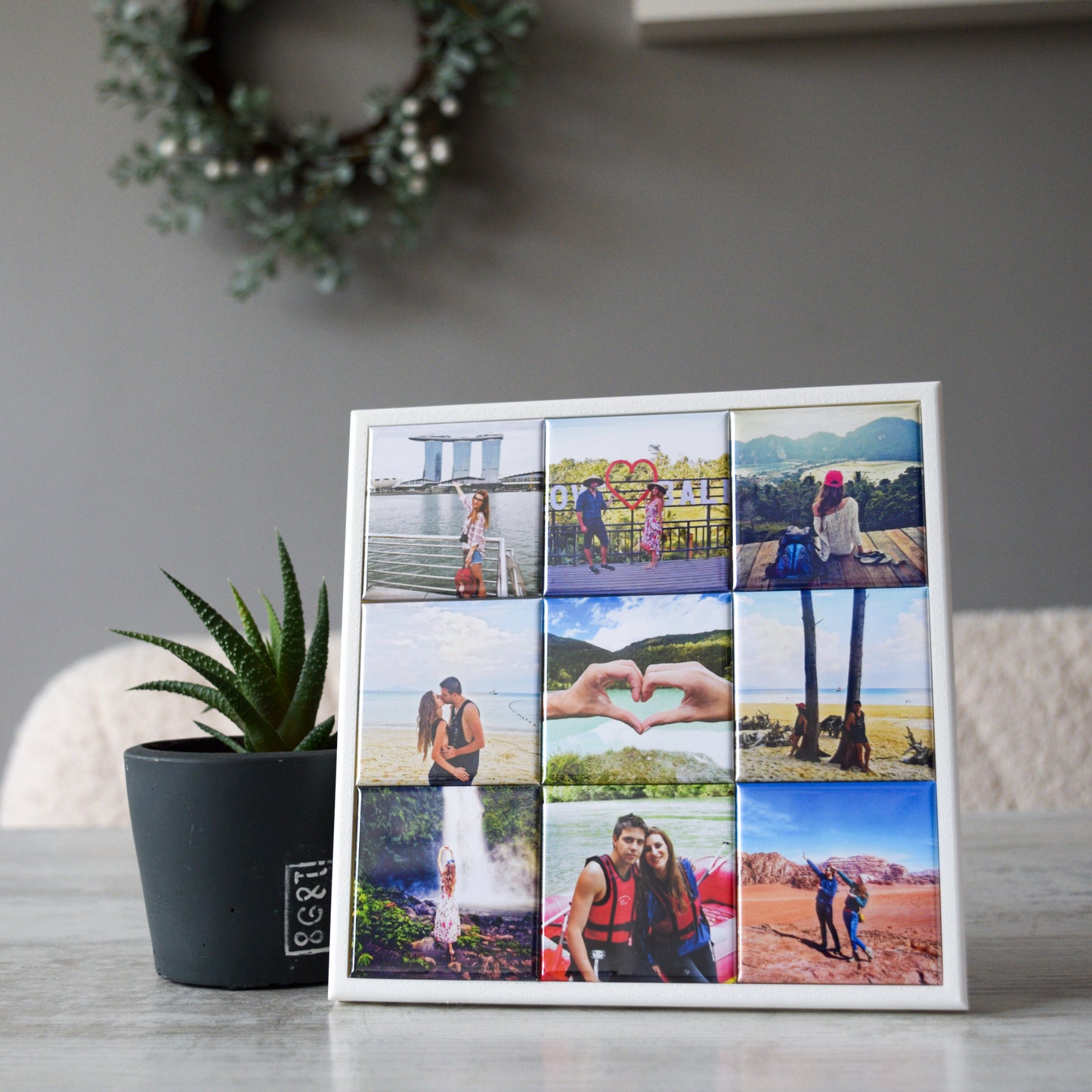 2x2 inch Tecre 3D Print File for Photo Magnet Frame STL