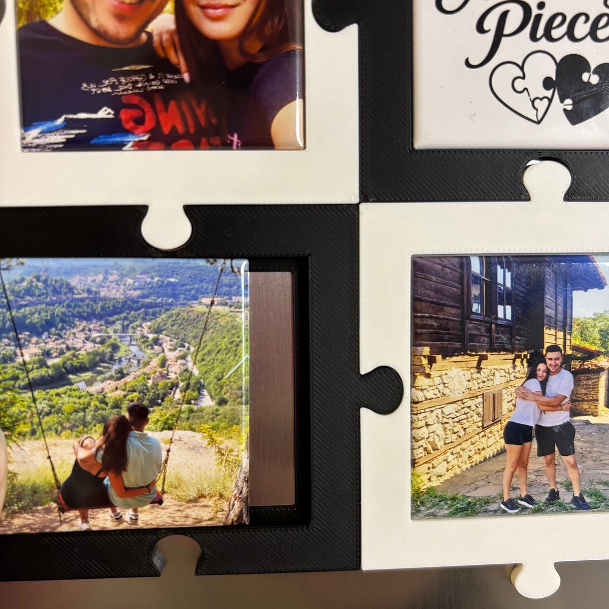 Puzzle Jigsaw Magnetic Photo Frame 3D Print File - Commercial Use