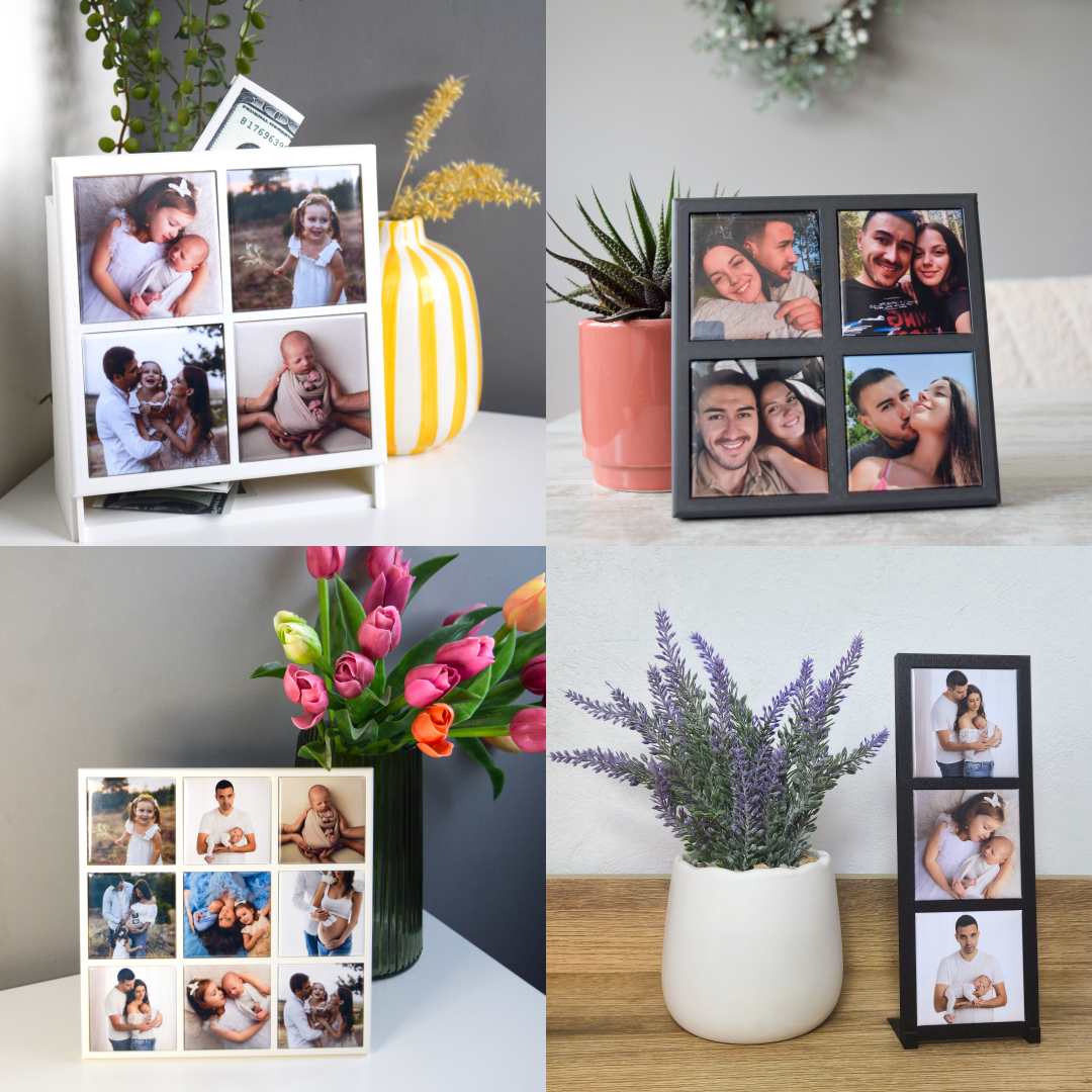 2.5x2.5 inch 3D Print File for Photo Magnet Frame