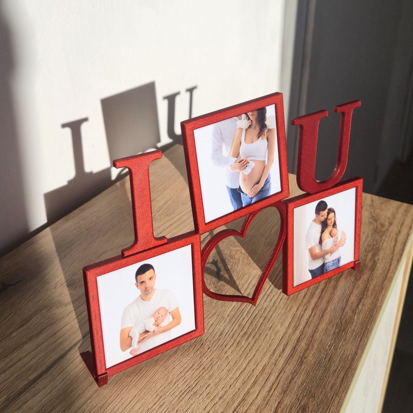 LOVE Magnetic 3D Print File for Photo Magnet Frame