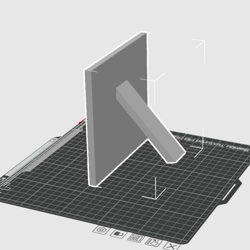 3D Print File for Photo Magnet Frame 2x2 inch STL