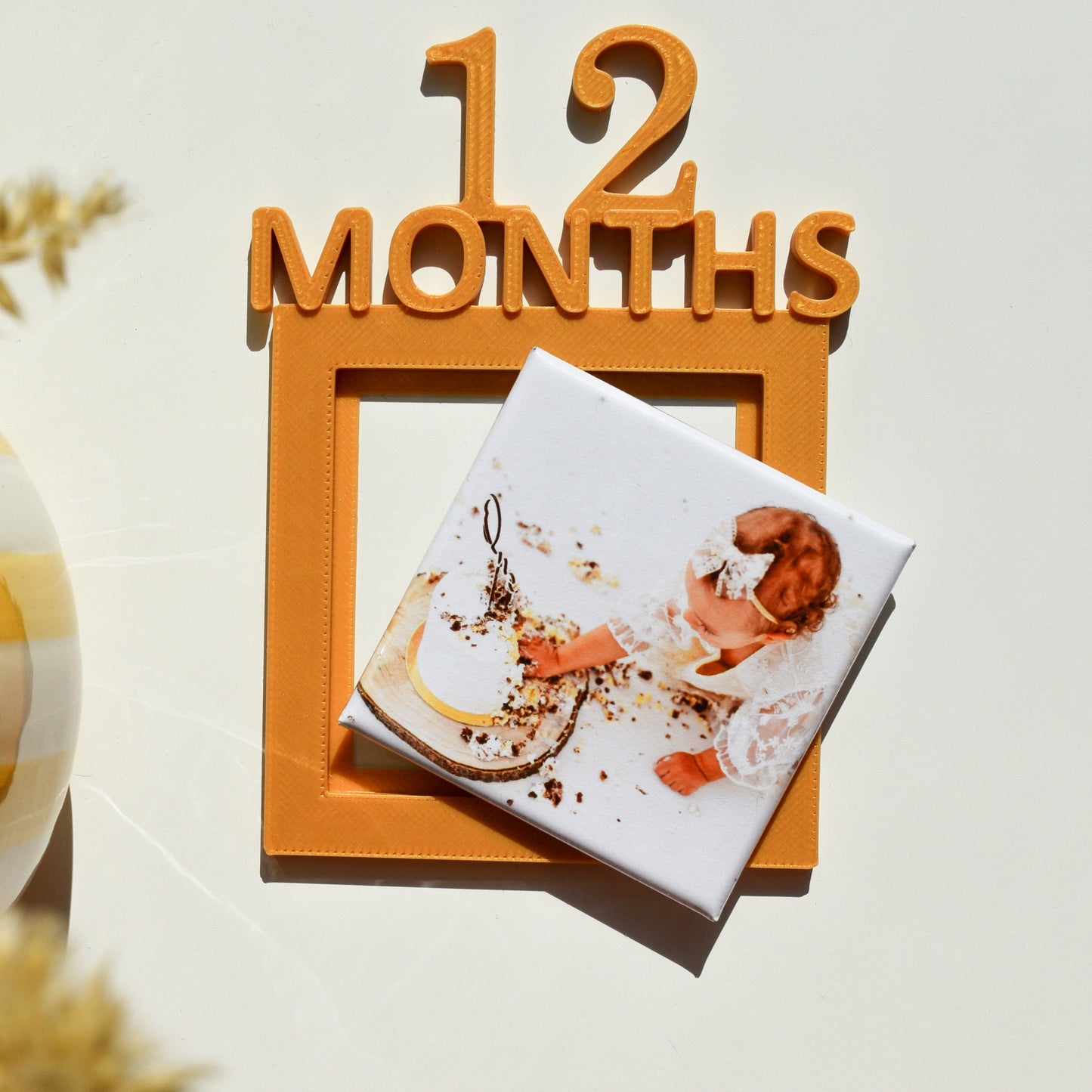 1-12 Month Magnetic Photo Frame 3D Print File - Commercial Use