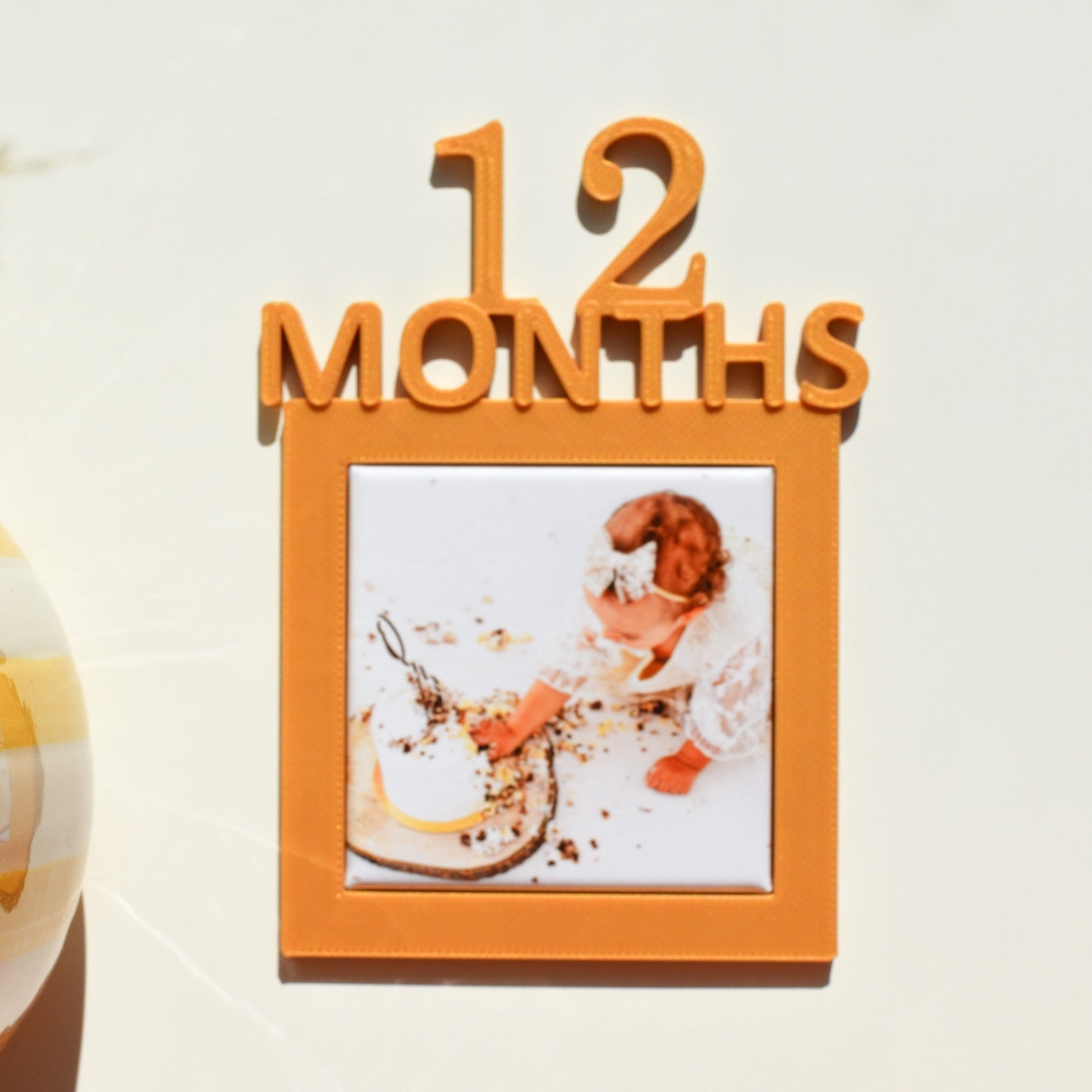 1-12 Month Magnetic Photo Frame 3D Print File - Commercial Use