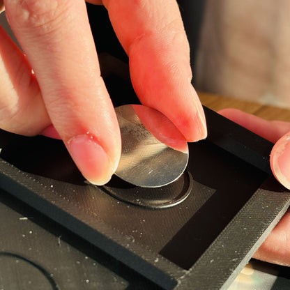 INTOMAGNET™ 25mm Self-Adhesive Metal Plates – System Component