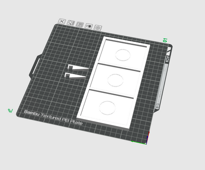 2.5x3.5 inch 3D Print File for Photo Magnet Frame