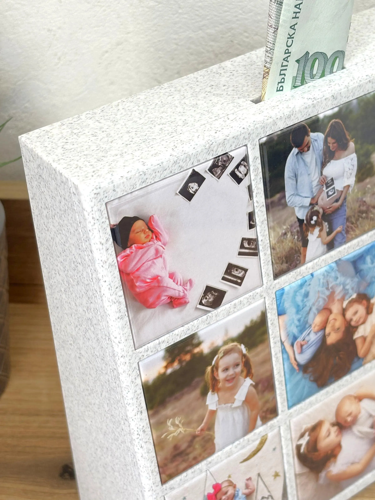 Moneybox Frame Photo Magnets